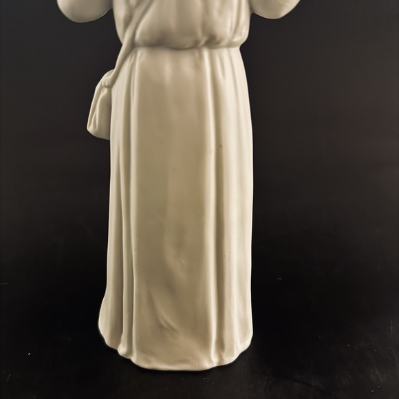 Vintage Homco 5620 Shepherd Boy with Lamb Nativity Figurine Bisque White - Picture 8 of 12